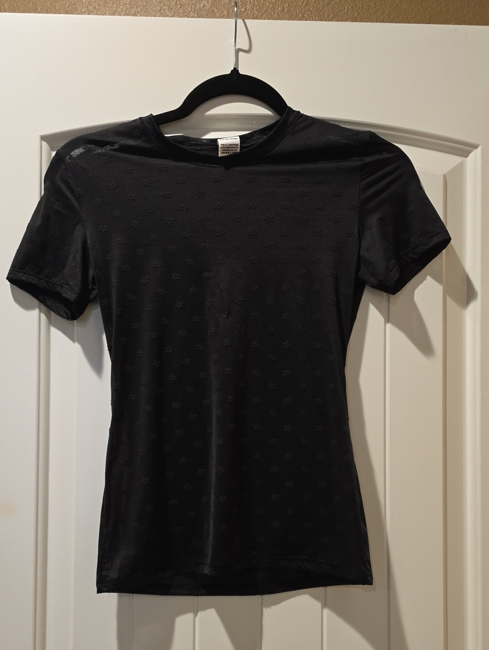 PINK sheer Tee Size Small
